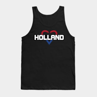 i love Nedherlands / ik hou van Nederland themed graphic design Tank Top